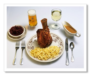 Dinner at the Chicago Brahhaus